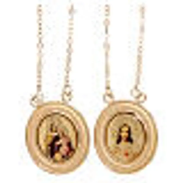 Scapulaire en couleur or jaune 18K 5,2 gr