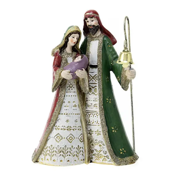 Set Nativité et Rois Mages 20 cm crèche résine