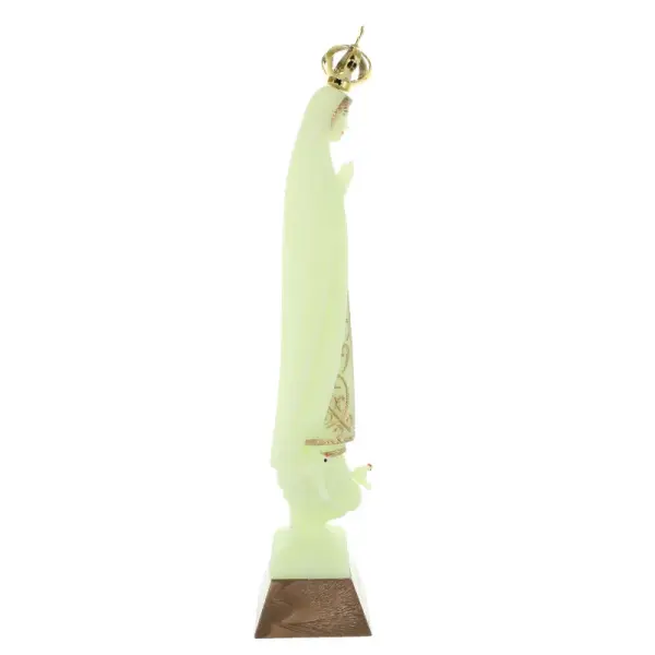 Statue lumineuse Notre Dame de Fatima de 20cm