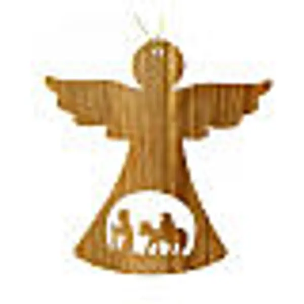 Ange olivier Fuite en Égypte sapin Noël 6 cm