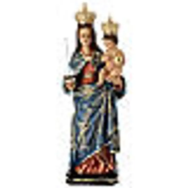 Statue Notre-Dame de Bonaria peinte en résine 35 cm