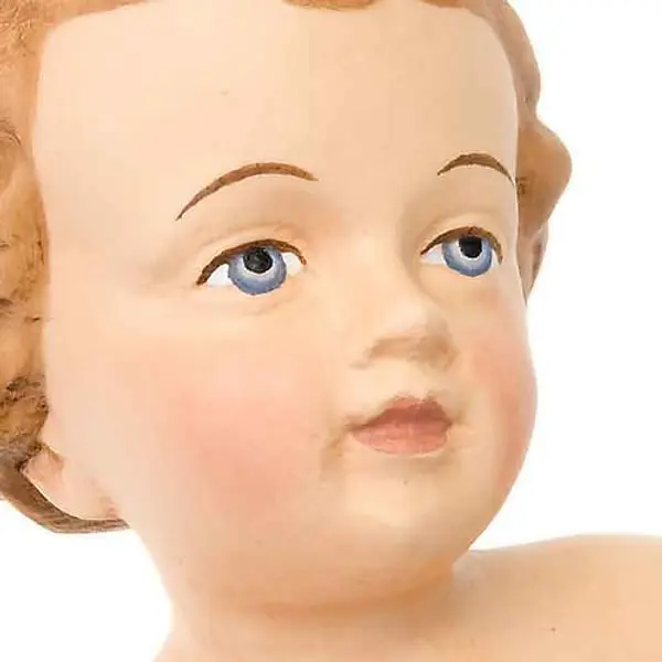 Jésus enfant,bois , peint à la main