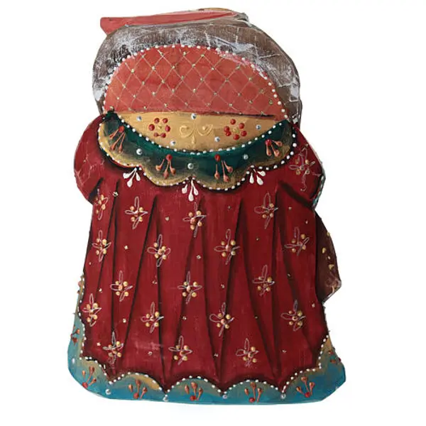 Ded Moroz scène Nativité 17 cm avec clochette