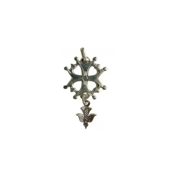 Croix huguenote argent 17 mm
