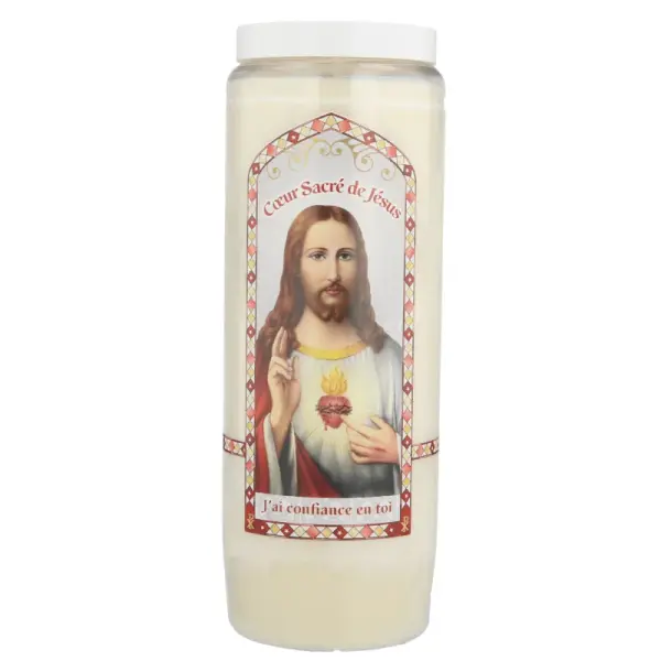 Sacred Heart of Jesus novena candle 17.5 cm