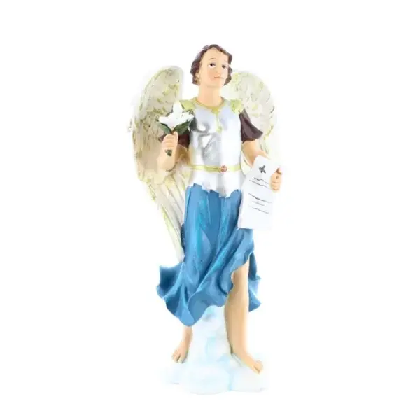 Statue Saint Gabriel en résine 30cm