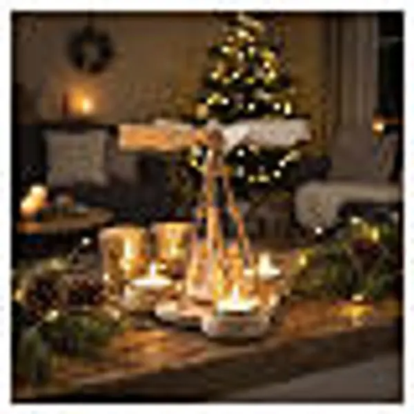 Pyramide de Noël 3 anges Amour bois naturel Val Gardena 20x15 cm