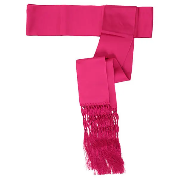 Ceinture pour soutane couleur grenat frange 25 cm