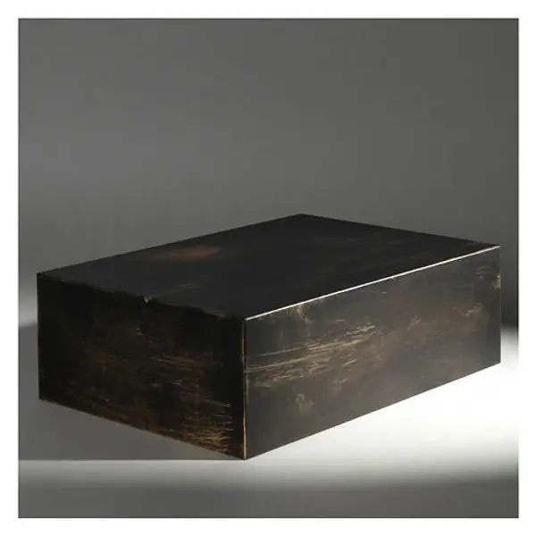 Urne livre lisse effet bronze or mat 5L