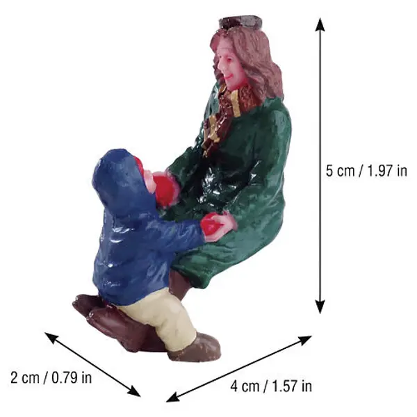 Bench Figures statuette Lemax 5x4x2 cm - 52364