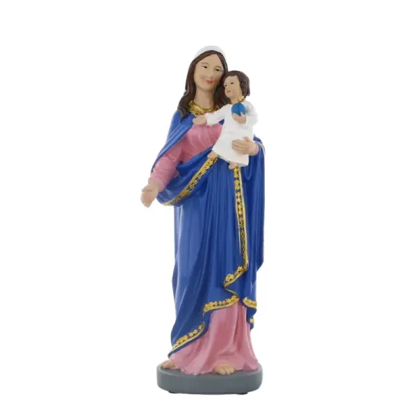 Statue de Vierge à l'enfant Jesus 30 cm