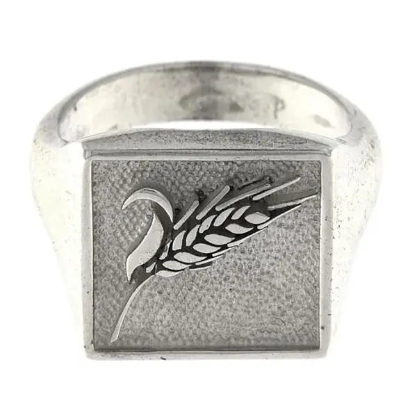Bague réglable épi argent 925 homme Collection HOLYART