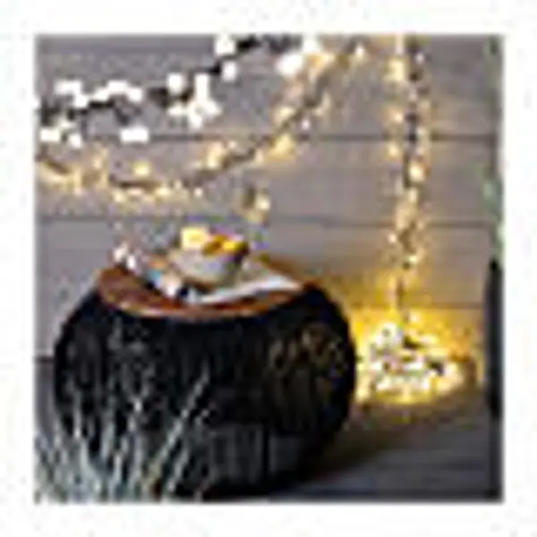 Guirlande lumineuse Cherry compact twinkle 500 boules LED blanc chaud 11 m int/ext