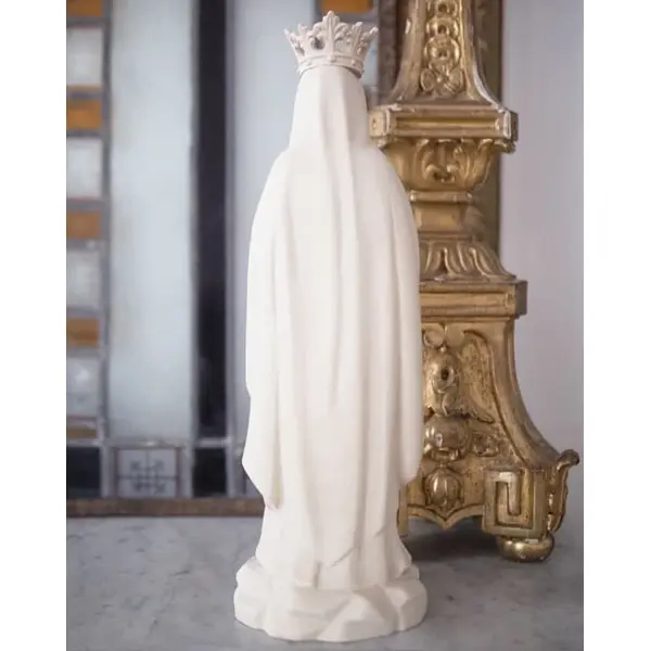 Statue Vierge Marie couronnée - 30cm