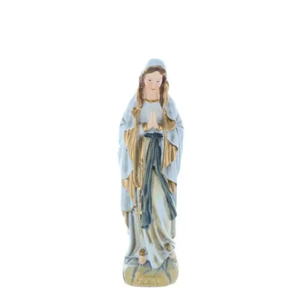 Statue Vierge Marie 13 cm style antique en résine