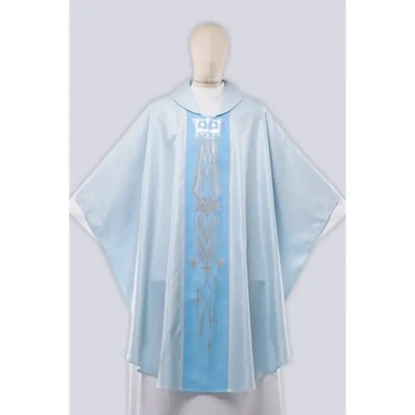 Chasuble mariale bleue MP2/nHB