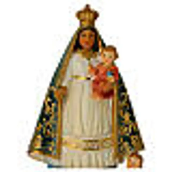 Virgen de la Caridad d'El Cobre statue résine 20 cm peinte