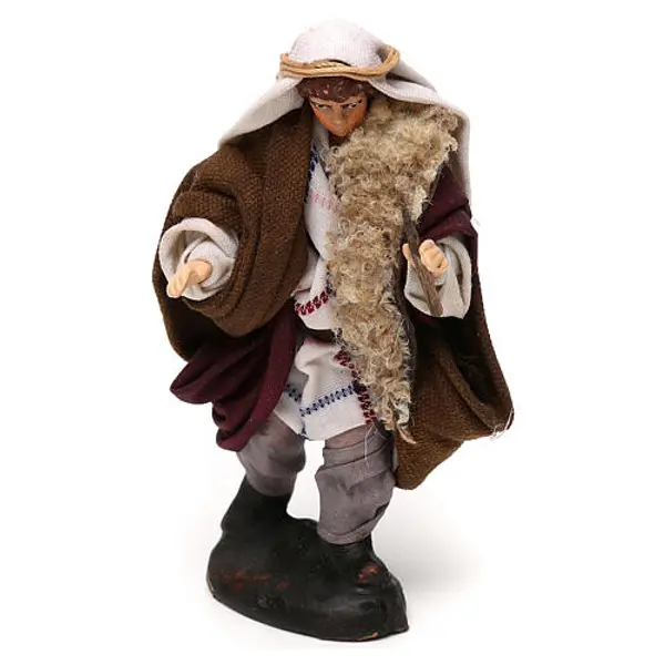 Joueur de pipeau crèche napolitaine 12 cm
