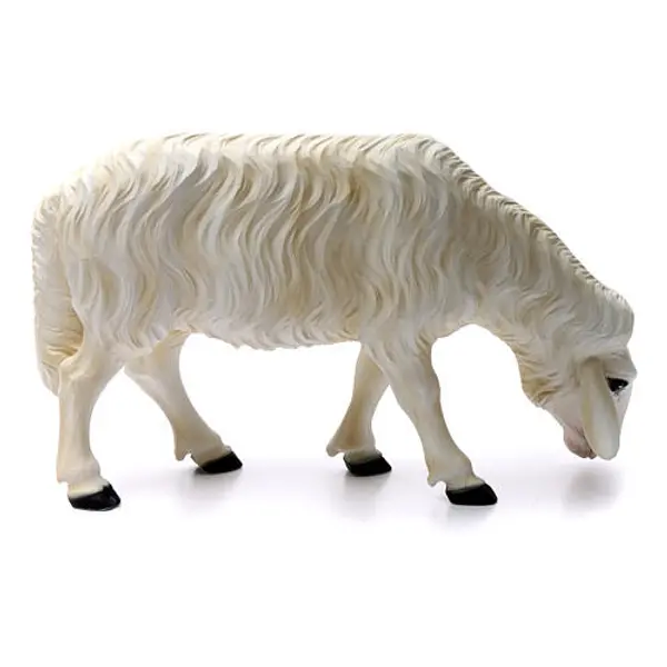 Deux moutons pour Nativité 80cm en fibre de verre
