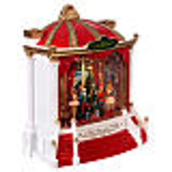 Scène de théâtre verre neige Ballet Casse-Noisette 25x20x10 cm LED