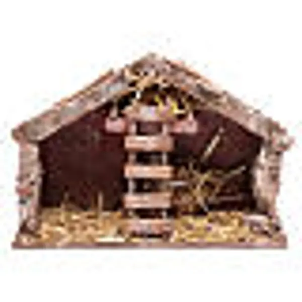Cabane avec échelle 20x30x15 cm