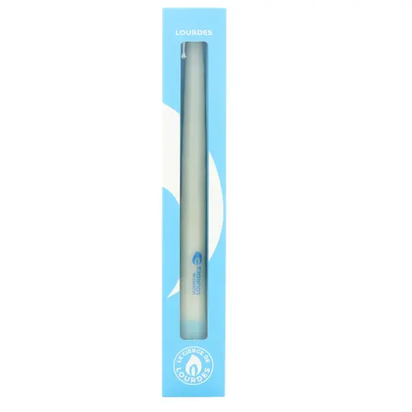 Lourdes candle 35 cm in display box