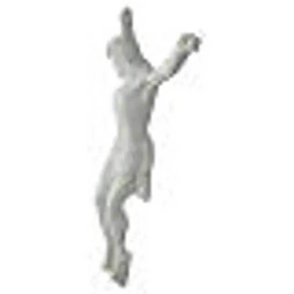 Corps du Christ marbre blanc extérieur 50 cm