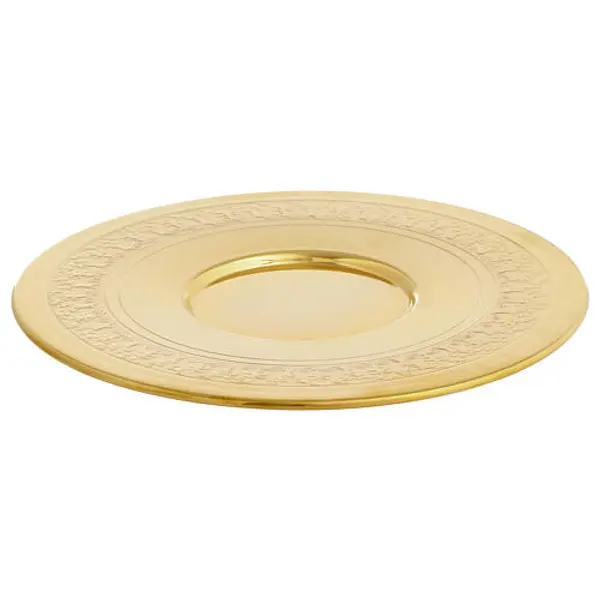 Patène 20 cm laiton doré