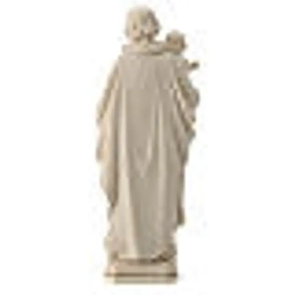 Saint Joseph avec Enfant cire fil or Val Gardena