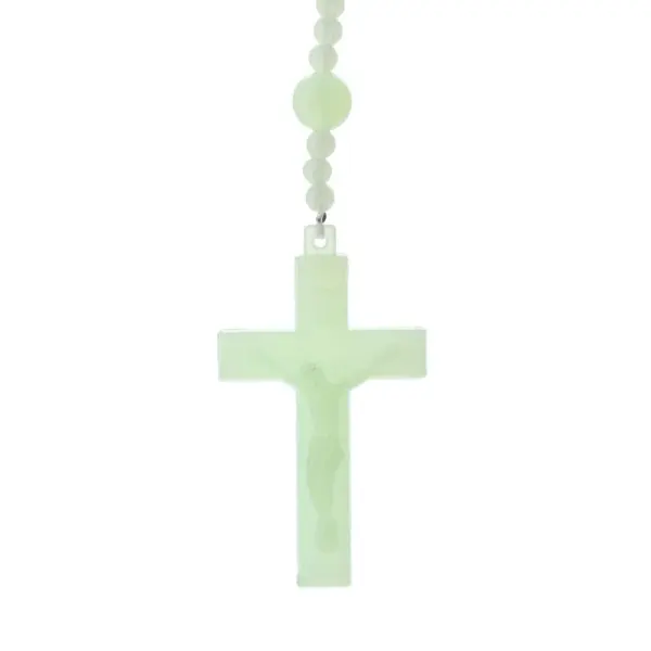 Glow-in-the-dark Saint Benedict rosary