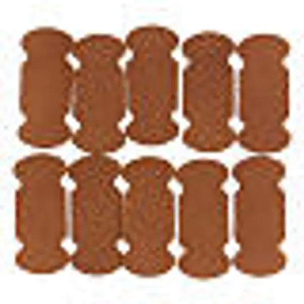 Marque-page adhésif cuir marron 10 pcs pour livres liturgiques