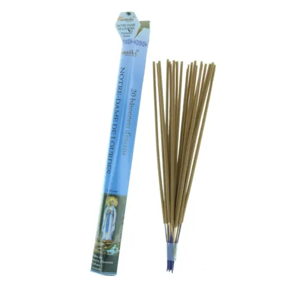 Encens religieux Notre dame de Lourdes 20 bâtonnets
