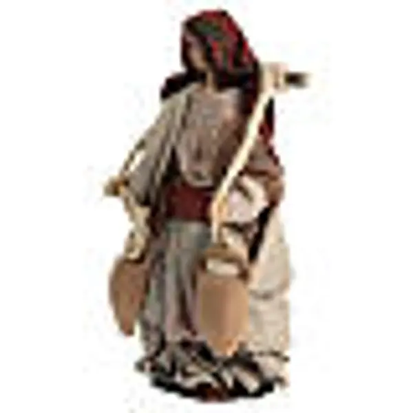 Porteuse d'eau pour crèche napolitaine terre cuite 10 cm