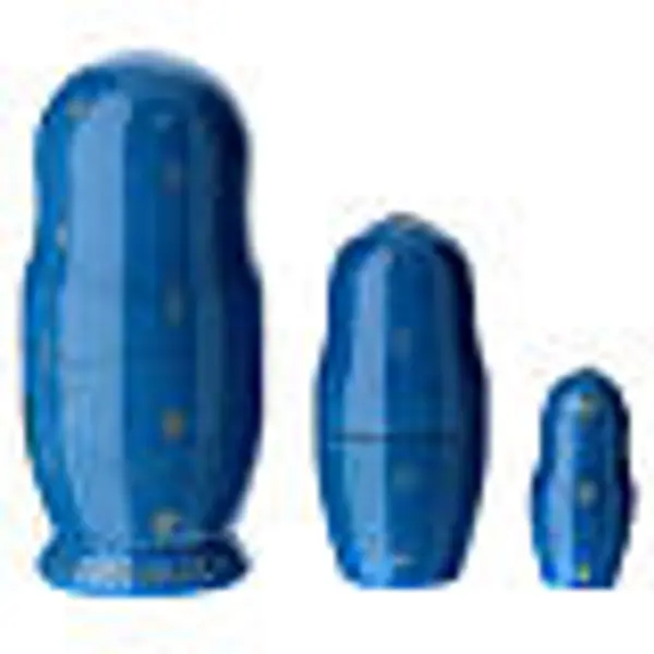 Poupée russe Nativité bleue 10 cm