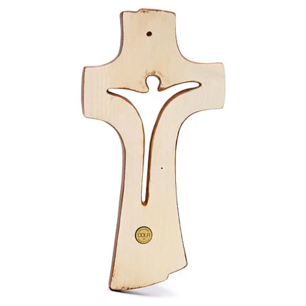 Croix Bethléem bois érable différentes nuances marron