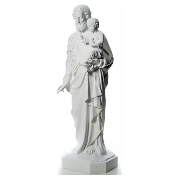 Statue St Joseph 160 cm fibre de verre