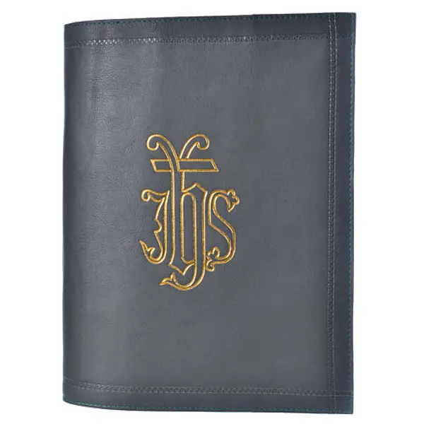 Couverture pour lectionnaire bleu foncé IHS