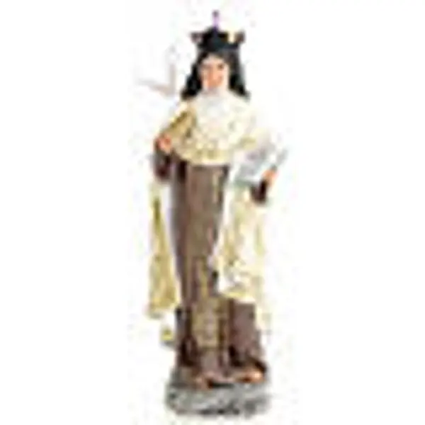 Ste Thérèse de Avila 20cm pâte à bois