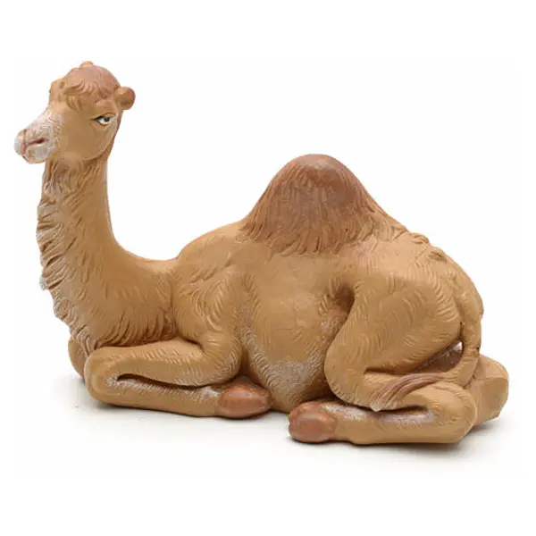 Dromadaire couché pour crèche Fontanini de 12 cm