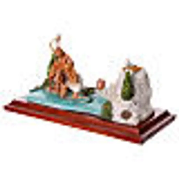 Scène Baptême de Jésus santons crèche de Pâques Fontanini 12 cm