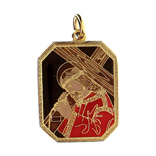 Pendentif Christ qui porte la croix