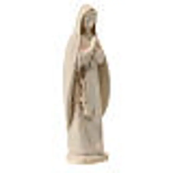 Notre-Dame de Lourdes statue Val Gardena bois érable naturel