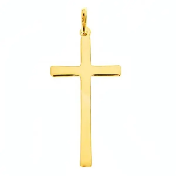 Gold plated cross, single