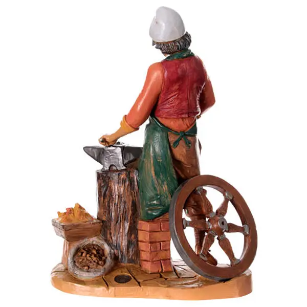 Forgeron crèche Fontanini 30 cm pvc peint main