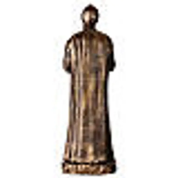 Statue Saint Charbel en résine patinée bronze 40 cm