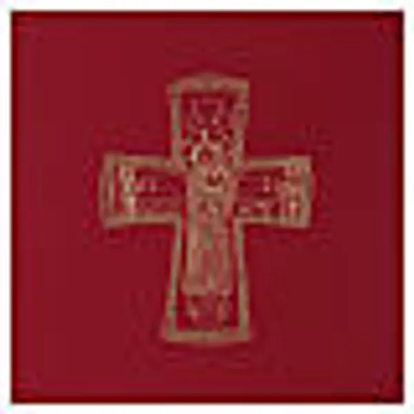 Couverture pour rite format A5 rouge croix romaine dorée Bethléem