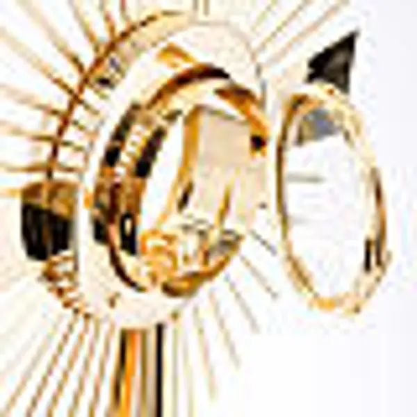 Ostensoir classique hostie concélébration