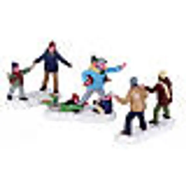 Family Football set 3 pièces statuette Lemax 7x23,5x3,8 cm - 72535