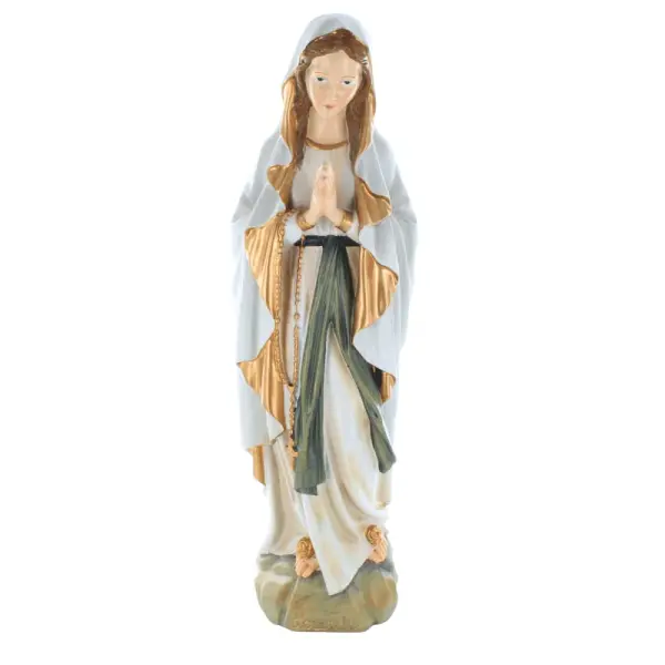 Our Lady of Lourdes Antique style resin statue 60cm