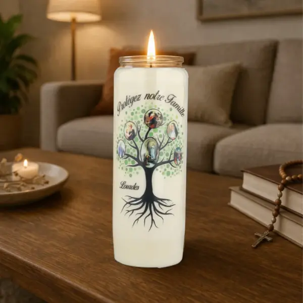 Protective Tree of Life Candle Novena 17,5cm